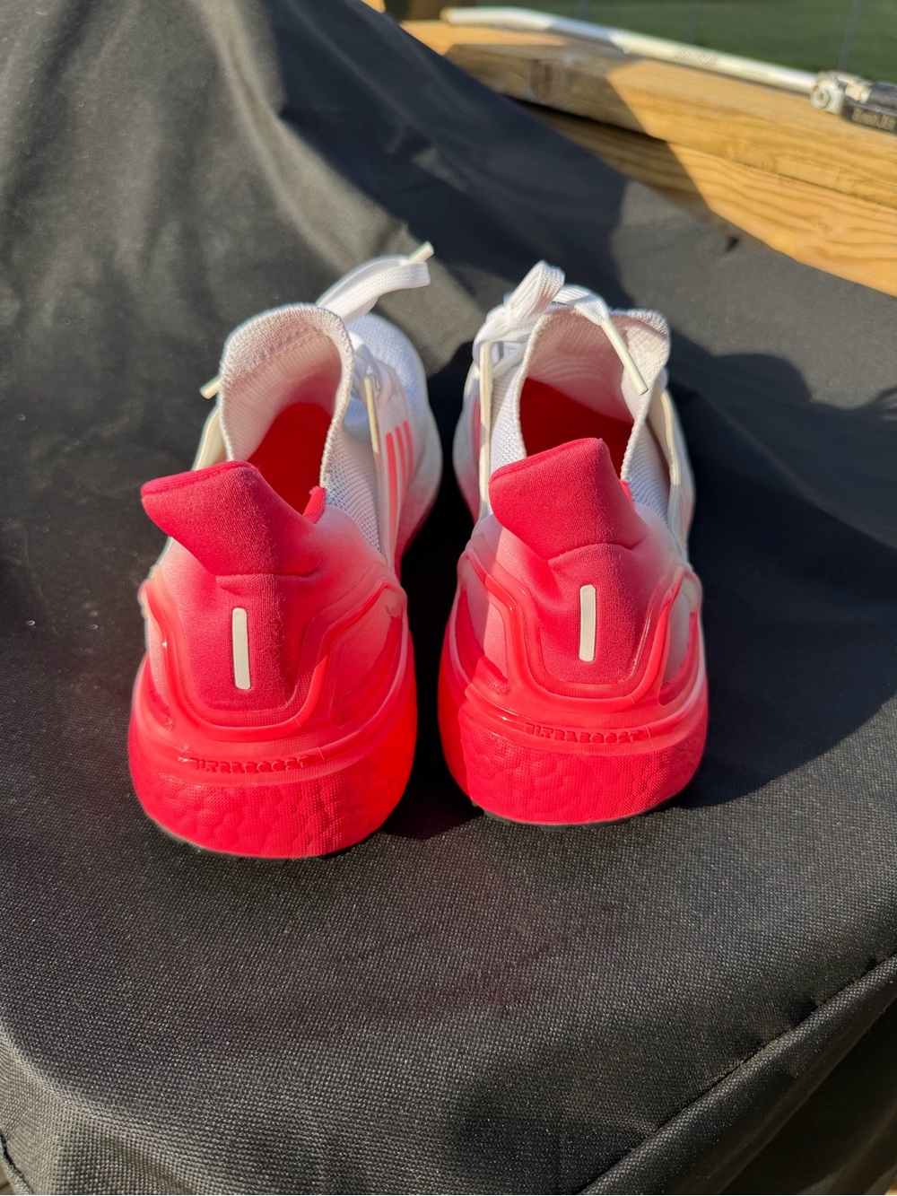 Women’s ADIDAS Ultraboost White and Pink - Picture 2 of 5